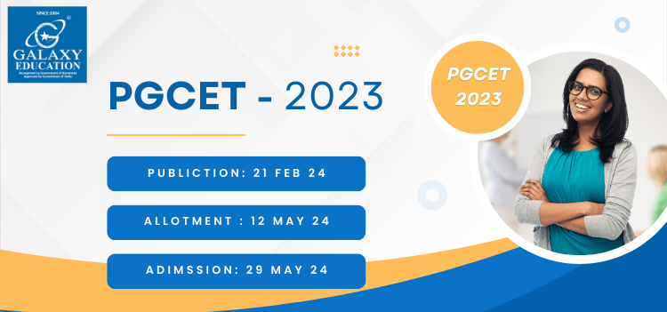 PGCET 2023 - Final Round Schedule and Instruction